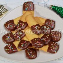 Песочное шоколадное печенье