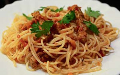 Соус для спагетти из бефстроганов
