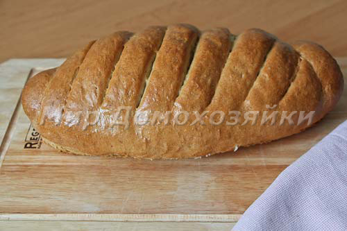Хлеб ржано-пшеничный готов!