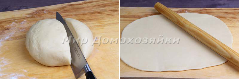 Сметанное тесто для пирога получается гладким и эластичным