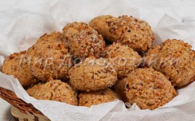 Ореховое печенье простой рецепт