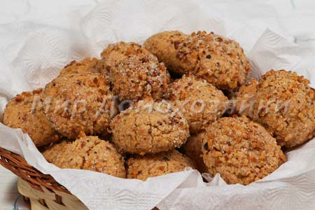 Ореховое печенье простой рецепт