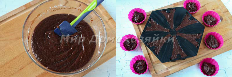 Шоколадные кексы брауни - выпечка